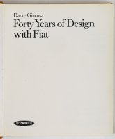 FIAT: 'Forty Years of Design with Fiat' hardcover book by Dante Giacosa [Location: Melbourne] - 2