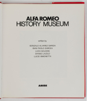 ALFA ROMEO: 'Alfa Romeo - History Museum' hardcover book, English edition [Location: Melbourne] - 2