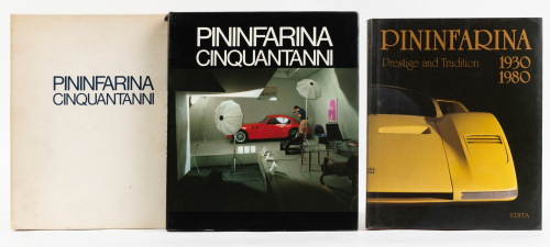 PININFARINA: Two hardcover books on Italian coachbuilder Pininfarina
