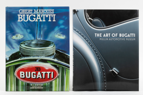 BUGATTI: Two hardcover books on Bugatti