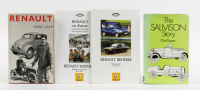 RENAULT: Three books on Renault along with 'The Salmson Story' by Chris Draper [Location: Melbourne]