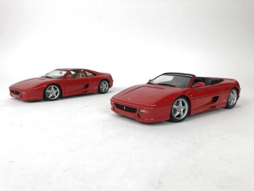 FERRARI: Pair of 1:18 scale Ferrari F355 cars produced by UT. (NB description)