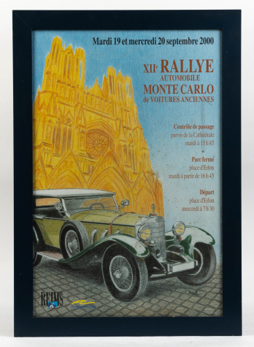 POSTERS: Two framed event posters