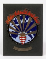 MONTE CARLO: An original 1960 29th Monte-Carlo enamelled grille badge [Location: Perth]