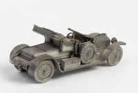 ROLLS-ROYCE: A pewter 1909 Rolls-Royce 40/50 Silver Ghost, made by Selangor Pewter, sculptured by Gerald Wingrove, serial number 389, dated 1977, 13cm long, with COA [Location: Melbourne] - 3