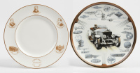 ROLLS-ROYCE: Two Rolls-Royce themed decorative dish plates [Location: Melbourne]