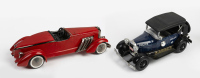DECANTERS: Two large decanters in the form of classic cars [Location: Melbourne] - 2