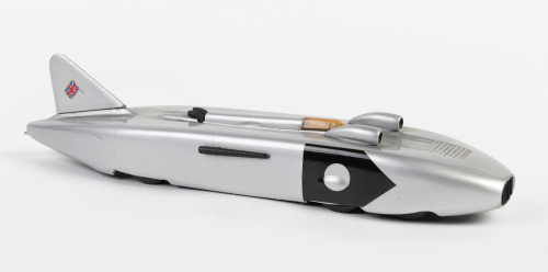 THUNDERBOLT: A Western Models 1:43 scale white metal 1938 Eyston Thunderbolt model, 25cm long