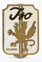ISO: An Iso Rivolta Milano crest grille badge, 7cm high, 4.5cm wide [Location: Melbourne]
