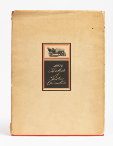 GASOLINE CARS OF 1904: '1904 Handbook of Gasoline Automobiles' by Chelsea House Publishers, hardcover book, published 1969
