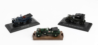 BENTLEY: Three Bentley 1:43 scale models in perspex cases [Location: Melbourne]