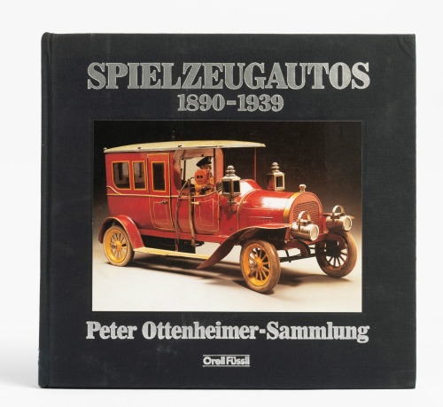 SPIELZEUGAUTOS: 'Spielzeugautos 1890-1939' by Peter Ottenheimer-Sammlung, hardcover book, 1984