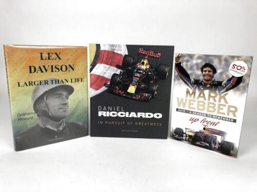 AUSTRALIAN RACE DRIVERS: Three books detailing the careers of Australian Racing Drivers