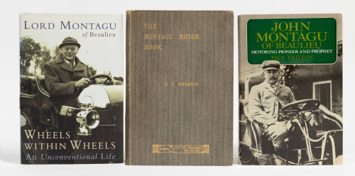 LORD MONTAGU: Three hardcover books relating to Lord Montagu of Beaulieu