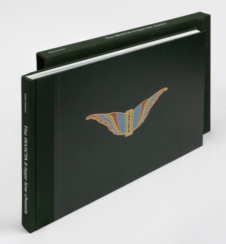 INVICTA: 'The Invicta S-Type Low Chassis' by Mike Riedner, limited edition (459/500) hardcover book in slipcase, published 2015