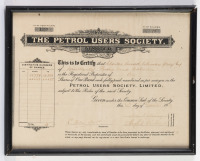 STOCK CERTIFICATES: Four stock bond share certificate display pieces [Location: Melbourne] - 3
