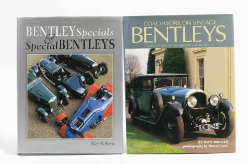 BENTLEY: Two hardcover books relating to early Bentleys