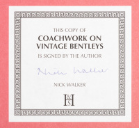 BENTLEY: Two hardcover books relating to early Bentleys [Location: Melbourne] - 2