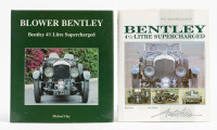 BENTLEY BLOWER: Two hardcover books relating to the Bentley 4 1/2 Litre [Location: Melbourne]