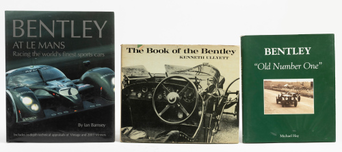 BENTLEY: Three hardcover books relating to Bentley