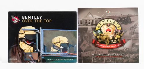 BENTLEY TOURS: Two hardcover books relating to Bentley Tour events
