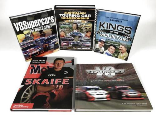 A.T.C.C/V8: Five hardcover books detailing the history of A.T.C.C and V8 Supercars