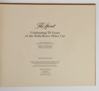 ROLLS-ROYCE: 'The Spirit - Celebrating 75 Years of the Rolls-Royce Motor Car' by Ken Dallison, oversized leatherbound hardcover book in slipcase, limited edition (82/2000), signed by artist Ken Dallison [Location: Melbourne] - 3