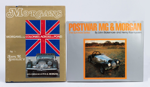 MORGAN: Two hardcover books relating to Morgan