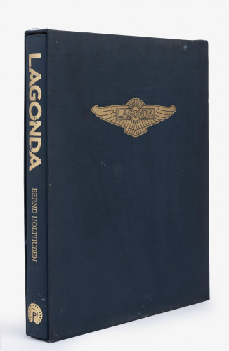 LAGONDA: 'Lagonda' by Bernd Holthusen, large hardcover book in slipcase, limited edition (224/1000), published 1996
