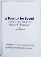GEORGE ABECASSIS: 'A Passion for Speed - The Life & Times of George Abecassis' by David Abecassis, hardcover book, 2010 [Location: Melbourne] - 2