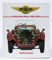 LAGONDA: 'Lagonda - An Illustrated History 1900-1950' by Geoffrey Seton, hardcover book, published 1988 [Location: Melbourne]