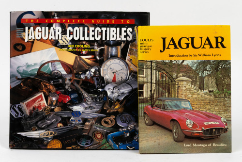 JAGUAR: Two hardcover books relating to Jaguar