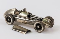 ALFA ROMEO: A modern pewter model of an Alfa Romeo Alfetta Tipo 159 Grand Prix Car [Location: Perth]