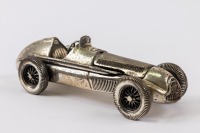 ALFA ROMEO: A modern pewter model of an Alfa Romeo Alfetta Tipo 159 Grand Prix Car [Location: Perth] - 2