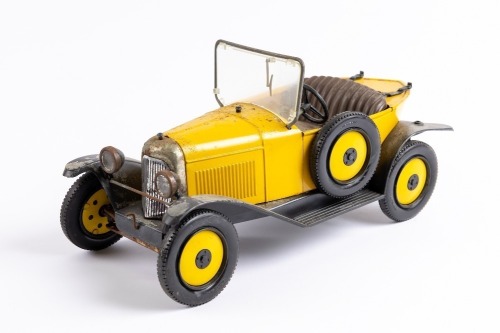 CITROEN: A c1960s tin-plate model by France Jouets of a Citroen 5CV [Location: Perth]