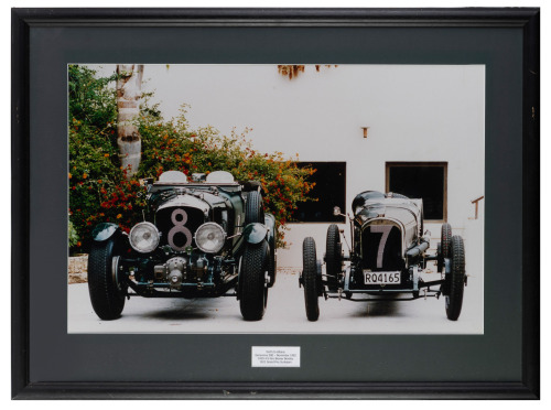 BENTLEY: Two large Bentley display pieces