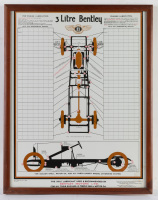BENTLEY: Four framed & glazed Bentley display pieces [Location: Melbourne] - 4
