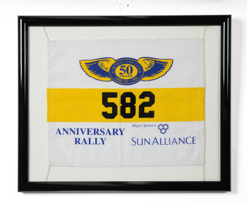 V.C.C N.Z: Two framed & glazed Vintage Car Club of New Zealand display pieces