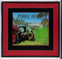 PEBBLE BEACH: Two large framed & glazed Pebble Beach Concours promotional posters [Location: Melbourne] - 2