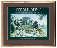 PEBBLE BEACH: Two large framed & glazed Pebble Beach Concours promotional posters [Location: Melbourne] - 3
