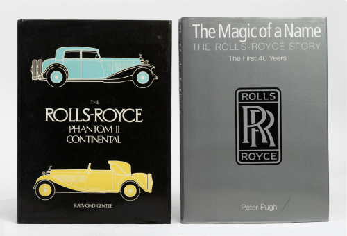 ROLLS-ROYCE: Two hardcover books relating to Rolls-Royce