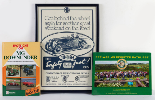 MG: Three items relating to MG