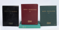 NUFFIELD EXPORTS: Eight hardcover books with rare bound Nuffield Exports periodical magazines 'News Exchange' and 'Teamwork' [Location: Melbourne] - 2