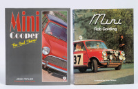 MINI: Two hardcover books relating to Mini, includes 'Mini' by Rob Golding, 1979 and 'Mini Cooper - The Real Thing!' by John Tipler, 1994 MG: Ten softcover books / periodicals relating to MG [Location: Melbourne]