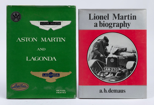 ASTON MARTIN: Two hardcover books relating to Aston Martin