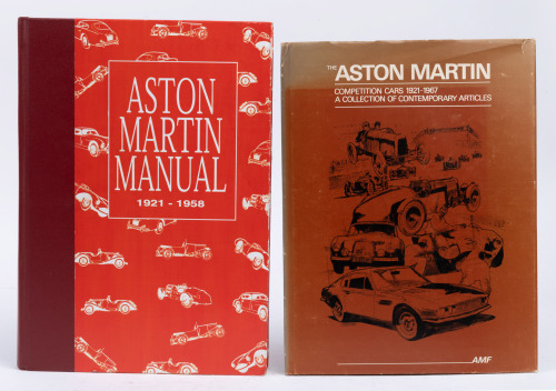 ASTON MARTIN: Two hardcover books relating to Aston Martin