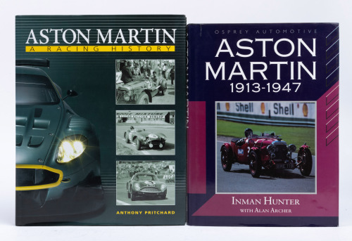 ASTON MARTIN: Two hardcover books relating to Aston Martin