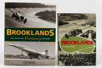 BROOKLANDS: Two hardcover books relating to Brooklands race circuit [Location: Melbourne]
