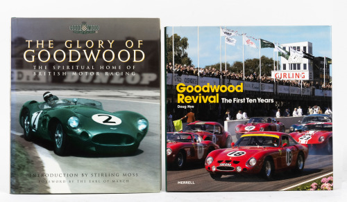GOODWOOD: Two hardcover books relating to Goodwood race circuit