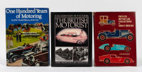 BRITISH MOTORING: Three hardcover books relating to British motoring [Location: Melbourne]